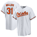 #31 Cedric Mullins Player B.Orioles White Replica Baseball Jerseys