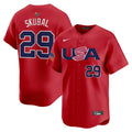 Tarik Skubal USA Baseball 2026 World Baseball Classic Alternate Stadium Jersey - Red