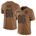 W.Commanders #86 Zach Ertz Player Brown Salute To Service Limited Football Jerseys